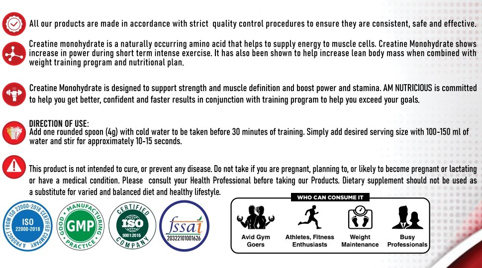 Creatine Back side direction
