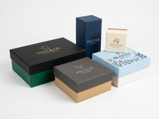 Custom Two-Piece Rigid Boxes