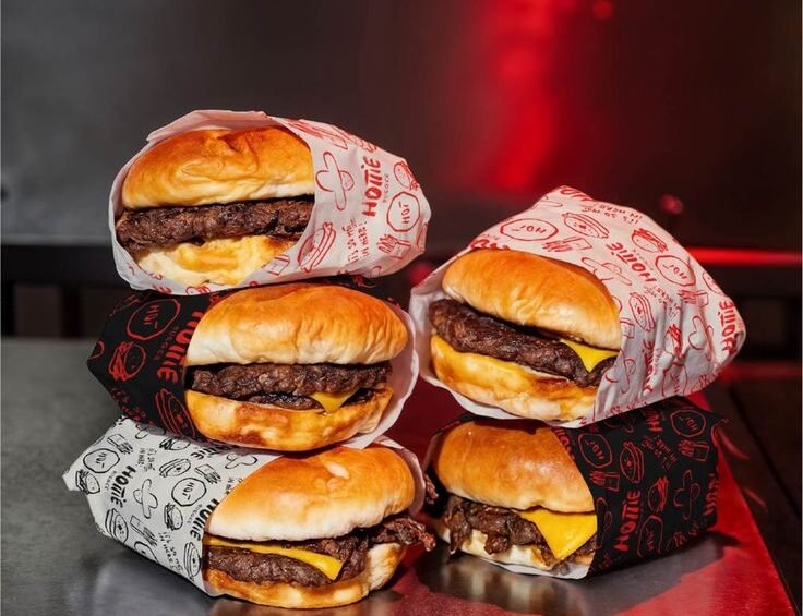 Custom Burger Wrapping Paper